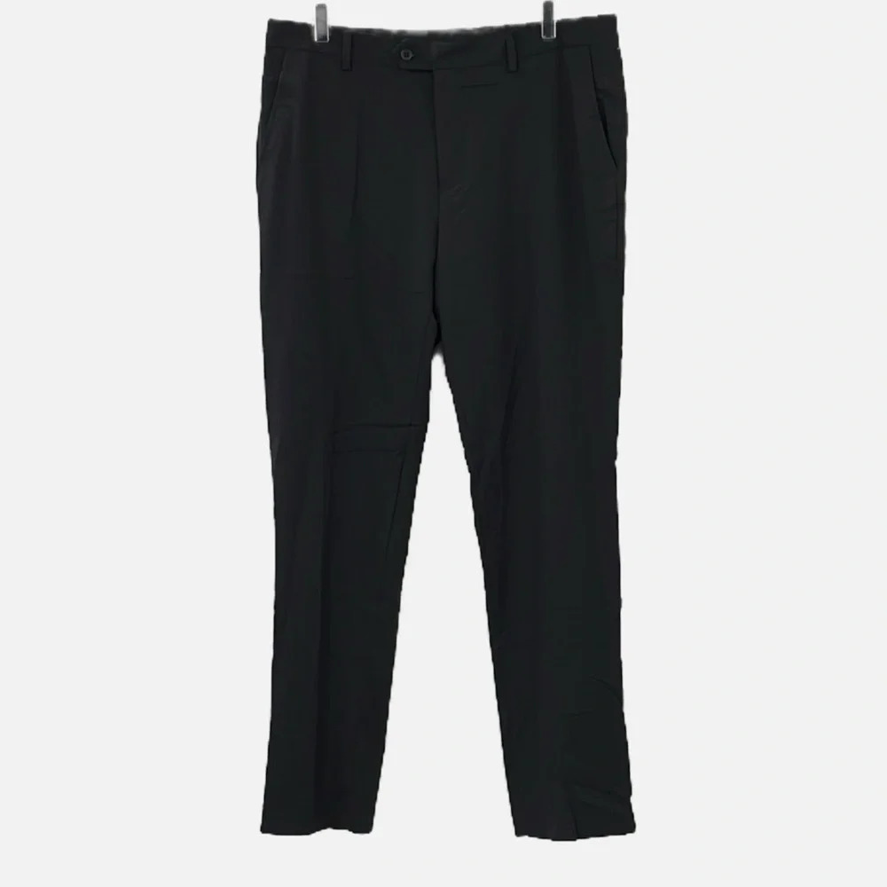 ZNT18 Flat Front Suit Pants in Black - NWOT - Size 35